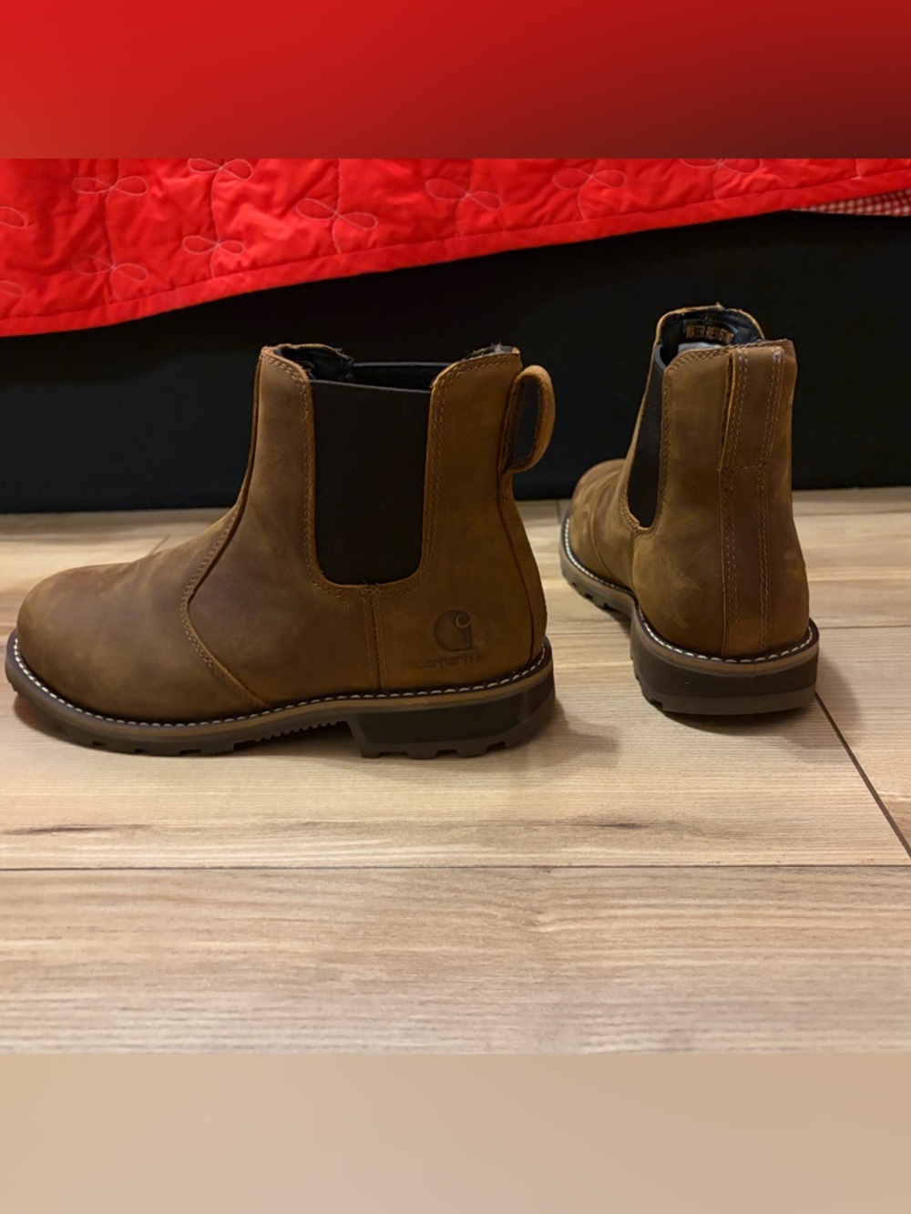 CARHARTT WOMEN'S FRONTIER WATER RESISTANT CHELSEA BOOT - Bison Brown Oil Tan